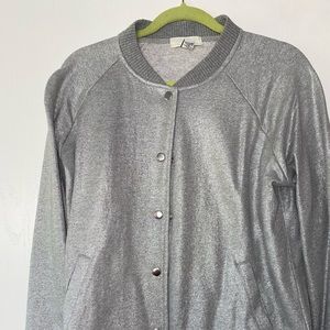 Forever 21 Silver Jacket 1x